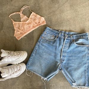 Vintage Levi’s Ribcage Cutoff Denim Shorts